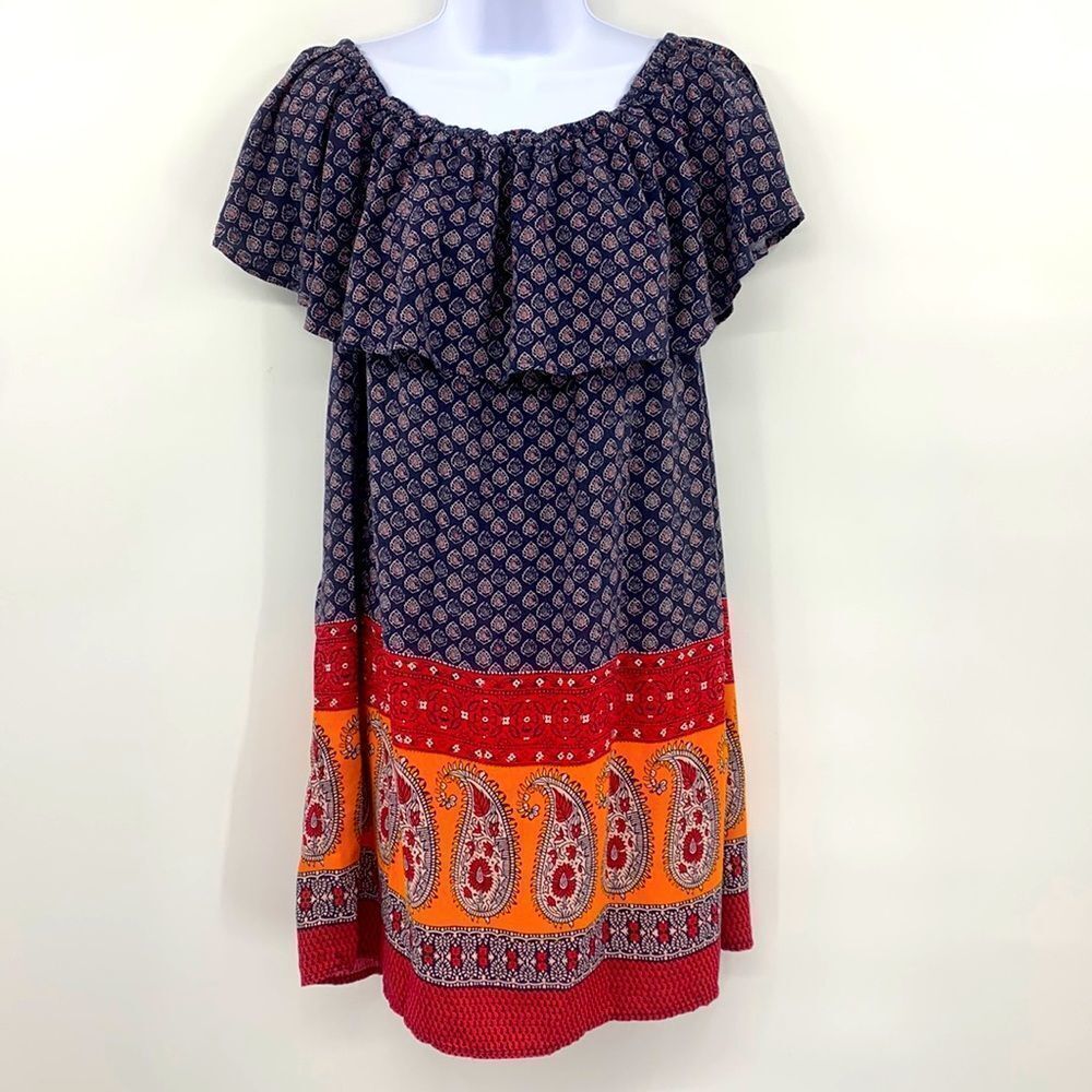 Beach Lunch Lounge Collection Off the‎ shoulder Dress Sz M